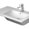 Duravit ME By Starck – Möbelwastisch Asymetrisch 830×490 Mm, 1 Hahnloch Rechts, WonderGliss, Weiß Matt 23468332001 8