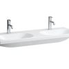 Laufen Lua – Doppelmöbelwaschtisch 46×120 Cm, Ohne Überlauf, 2 Hahnlöcher, LCC, Weiß H8140814001561 8