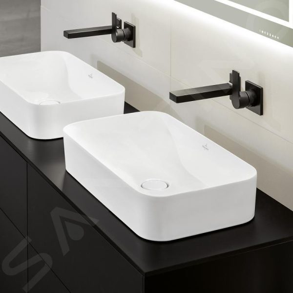 Villeroy & Boch Finion – Aufsatzwaschbecken Ohne Überlauf, 600×350 Mm, CeramicPlus, Alpinweiß 414361R1 4