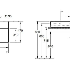 Villeroy & Boch Memento 2.0 – Schrank-Doppelwaschbecken 1200×470 Mm, Ohne Überlauf, 2 Hahnlöchern, CeramicPlus, Alpinweiß 4A22CG01 8