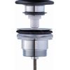 Duravit Zubehör – Ablaufgarnitur Push-Open, Verschließbar, 1 1/4, Anthrazit Matt 0050791300 17