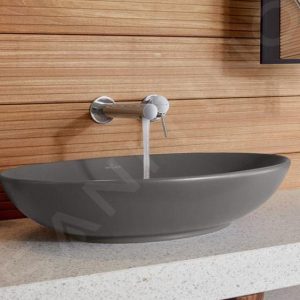 Villeroy & Boch Loop&Friends – Aufsatzwaschtisch, 560×380 Mm, Mit Überlauf, CeramicPlus, Graphite 4A4700i4 20