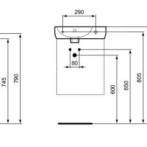 Ideal Standard I.Life S – Säule, Weiß E253901 9