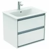 Ideal Standard CONNECT Air Möbel-Waschtischunterschrank, 600mm, 2 Auszüge, E0818, Farbe: Pine Hell Dekor / Braun Matt – E0818UK 5