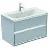 Ideal Standard CONNECT Air Möbel-Waschtischunterschrank, 800mm, 2 Auszüge, E0819, Farbe: Weiß Glänzend / Hellgrau Matt – E0819KN 5