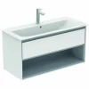Ideal Standard CONNECT Air Möbel-Waschtischunterschrank, 1000 Mm, 1 Auszug, E0828, Farbe: Pine Hell Dekor / Braun Matt – E0828UK 7