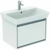 Ideal Standard CONNECT Air Waschtischunterschrank, 500mm, 1 Auszug, E0817, Farbe: Braun Matt / Weiß Matt – E0817VY 7