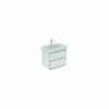 Ideal Standard CONNECT Air Waschtischunterschrank, 580mm, 2 Auszüge, E1605, Farbe: Eiche Grau Dekor / Weiß Matt – E1605PS 5