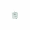 Ideal Standard CONNECT Air Waschtischunterschrank, 480mm, 2 Auszüge, E1607, Farbe: Pine Hell Dekor / Braun Matt – E1607UK 5