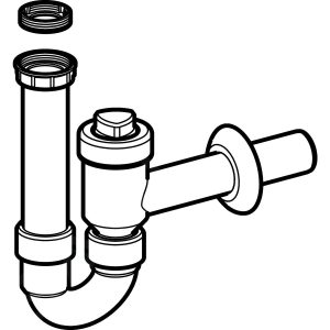 Geberit Zubehör – Rohr-Geruchsverschluss, Verschließbar, Rückflussventil, Waagrechter Auslauf, D 40 Mm 152.860.11.1 9