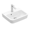 Villeroy & Boch O.novo – Handwaschbecken 500×370 Mm, Mit Überlauf, 1 Hahnloch, Alpinweiß 43445001 14
