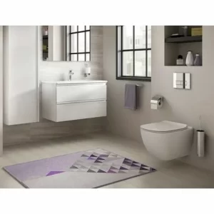 Wandhängende Toilette AquaBlade Ideal Standard Tesi Seidenweiß Mit Schmalem Sitz Und Langsamem Schließsystem | Glänzendes Weiß – Mit Toilettensitze 10