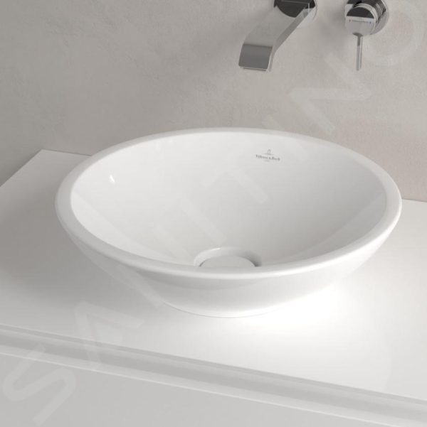 Villeroy & Boch Loop&Friends – Unterbauwaschtish, Ohne Hahnloch, Durchschnitt 380 Mm, Weiß, Mit Überlauf 51440001 5