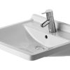 Duravit Starck 3 – Waschbecken 600×545 Mm, 1 Hahnloch, Weiß 0309600000 10