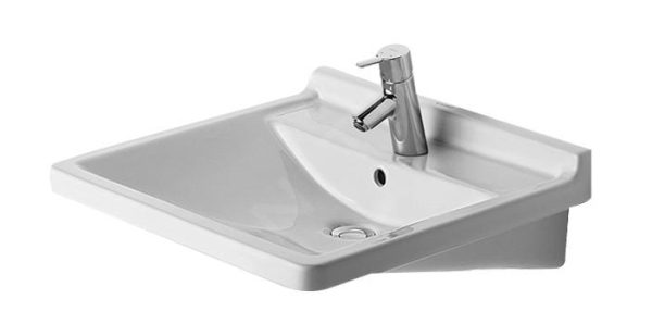 Duravit Starck 3 – Waschbecken 600×545 Mm, 1 Hahnloch, Weiß 0309600000 1