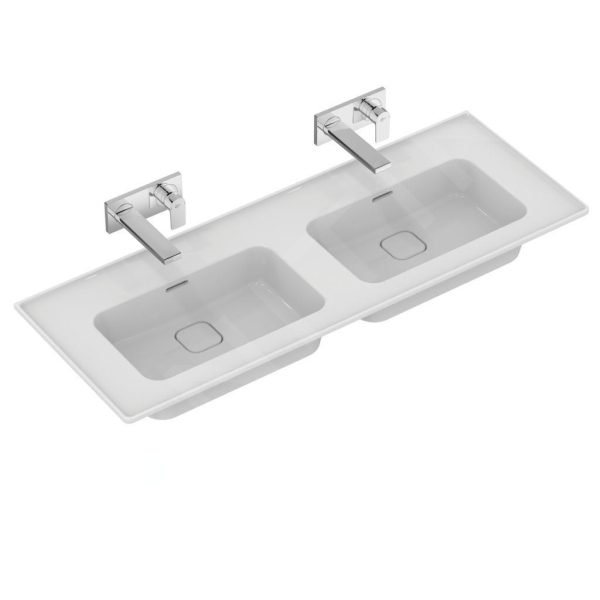 Ideal Standard Strada II – Doppelwaschtischunterschrank 1240×460 Mm, Ohne Hahnloch, Weiß T363601 4