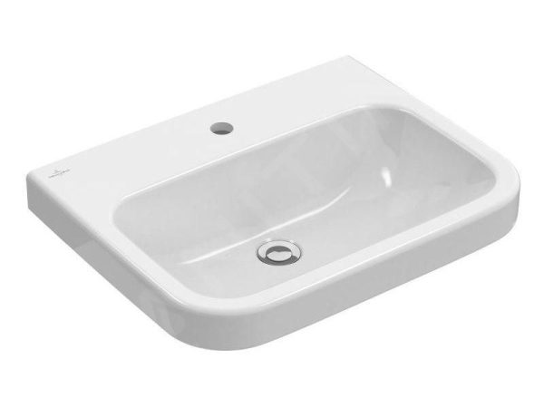 Villeroy & Boch Architectura – Waschbecken, 600×420 Mm, Ohne Überlauf, Ohne Hahnloch, Alpinweiß 41886101 1
