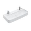 Villeroy & Boch Finion – Doppelwaschbecken Ohne Überlauf, 1000×470 Mm, Mit CeramicPlus, Alpinweiß 41681LR1 13