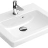Villeroy & Boch Subway 2.0 – Einbauhandwaschbecken 500×400 Mm, Mit Überlauf, 1 Hahnloch, Mit CeramicPlus, Weiß 73155GR1 16