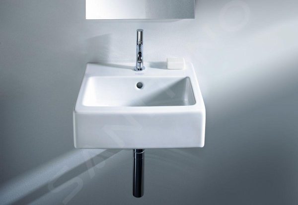Duravit Vero – Einbauhandwaschbecken 450×350 Mm, 1 Hahnloch, Mit WonderGliss, Alpinweiß 07044500271 4