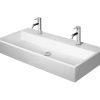 Duravit Vero Air – Doppelwaschtisch 1000×470 Mm, Ohne Überlauf, Mit Hahnlöchern, WonderGliss, Weiß 23501000431 20