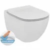 Ideal Standard Wand-WC Ohne Rand + WC-Deckel Soft Close, Weiß (TesiRimless) 8