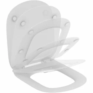 Ideal Standard Wand-WC Ohne Rand + WC-Deckel Soft Close, Weiß (TesiRimless) 15