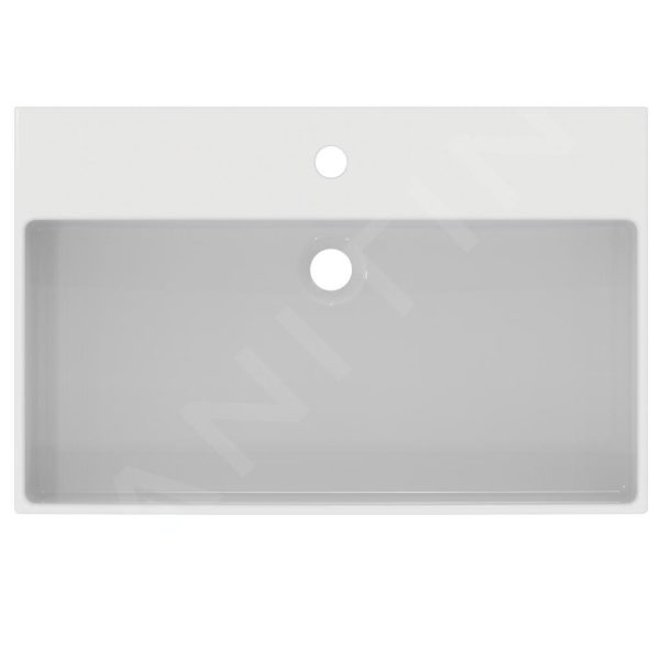 Ideal Standard Extra – Aufsatzwaschtisch 700×450 Mm, Mit Überlauf, Hahnloch, Weiß T389401 4