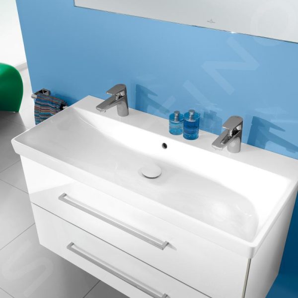 Villeroy & Boch Venticello – Möbelwaschtisch 1200×500 Mm, Mit Überlauf, 2 Hahnlöchern, Alpinweiß 4104CK01 4