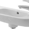 Duravit D-Code – Handwaschbecken 500×220 Mm, Mit 1 Hahnloch Rechts, Weiß 07065000082 14