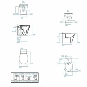 Ideal Standard Connect Air AquaBlade Wandhängende Sanitärkeramik Mit übersetztem Ablauf Und Soft-Close-Sitz 10
