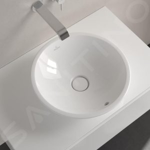 Villeroy & Boch Loop&Friends – Unterbauwaschtish, Ohne Hahnloch, Durchschnitt 380 Mm, Weiß, Mit Überlauf 51440001 11