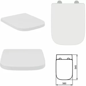 Hängende Sanitärkeramik Mit Soft-Close-Sitz Life Ideal Standard-Kollektion 9
