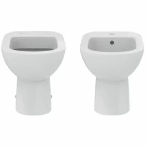 Wandmontierte Sanitärkeramik Mit Traditionellem Schließsitz Life Ideal Standard Kollektion – Wandablauf 9
