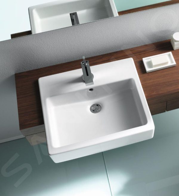 Duravit Vero – Einbauwaschbecken 550x470x170 Mm, 1 Hahnloch, Weiß 0314550000 6