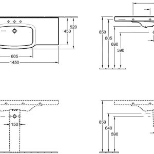 Villeroy & Boch Subway 2.0 – Siphonabdeckung, Alpinweiß 52440001 6