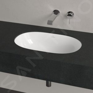 Villeroy & Boch O.novo – Unterbauwaschtish, Ohne Hahnloch, Mit Überlauf, 530 Mm X 320 Mm, Weiß, Mit Ceramicplus 416250R1 14