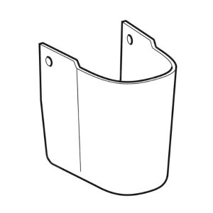 Geberit Smyle – Halbsäule Für Waschbecken, Weiß 500.576.01.1 9