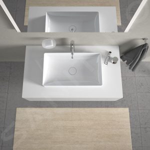 Duravit DuraSquare – Waschtischschale 600×335 Mm, DuraCeram, Mit WonderGliss, Alpinweiß 23556000001 16