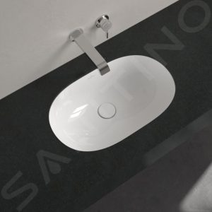 Villeroy & Boch O.novo – Unterbauwaschtish, Ohne Hahnloch, Mit Überlauf, 530 Mm X 320 Mm, Weiß, Mit Ceramicplus 416250R1 12