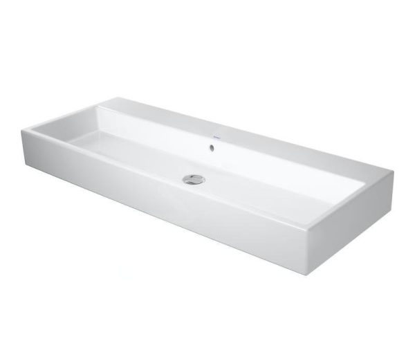Duravit Vero Air – Doppelwaschtisch 1200×470 Mm, Mit Überlauf, Ohne Hahnloch, Weiß 2350120060 1