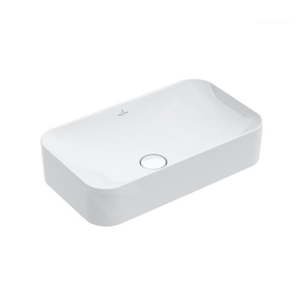 Villeroy & Boch Finion – Aufsatzwaschbecken Ohne Überlauf, 600×350 Mm, CeramicPlus, Alpinweiß 414361R1 1