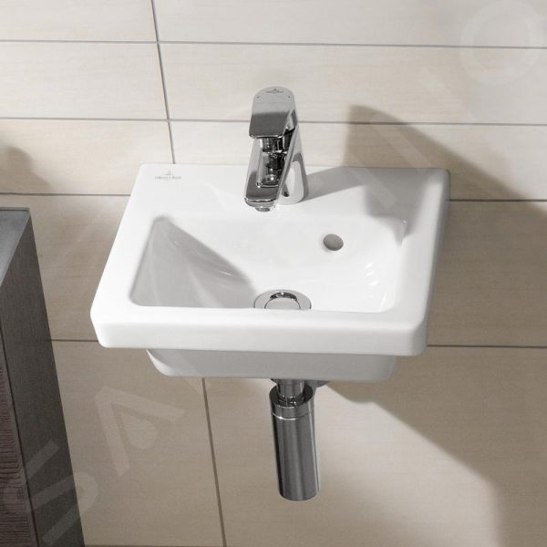 Villeroy & Boch Subway 2.0 – Handwaschbecken 370×305 Mm, Mit Überlauf, Mit Hahnloch, CeramicPlus, Weiß 731737R1 4
