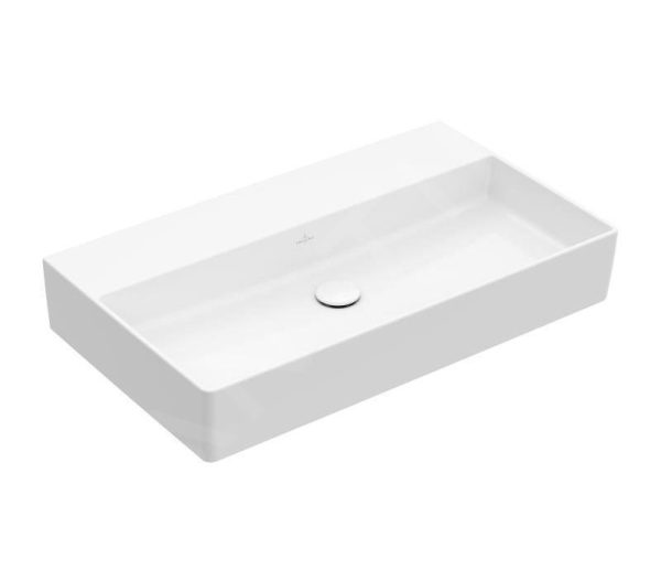 Villeroy & Boch Memento 2.0 – Möbelwaschtisch 800×470 Mm, Ohne Überlauf, Ohne Hahnloch, CeramicPlus, Alpinweiß 4A228F01 1