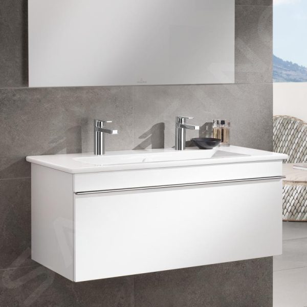 Villeroy & Boch Venticello – Möbelwaschtisch 1200×500 Mm, Mit Überlauf, 2 Hahnlöchern, Alpinweiß 4104CK01 5