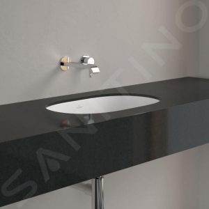 Villeroy & Boch O.novo – Unterbauwaschtish, Ohne Hahnloch, Mit Überlauf, 530 Mm X 320 Mm, Weiß, Mit Ceramicplus 416250R1 16