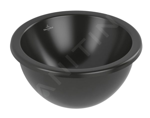 Villeroy & Boch Loop&Friends – Unterbauwaschbecken, Durchmesser 380 Mm, Mit Überlauf, CeramicPlus, Alpinweiß 4A5200S5 1