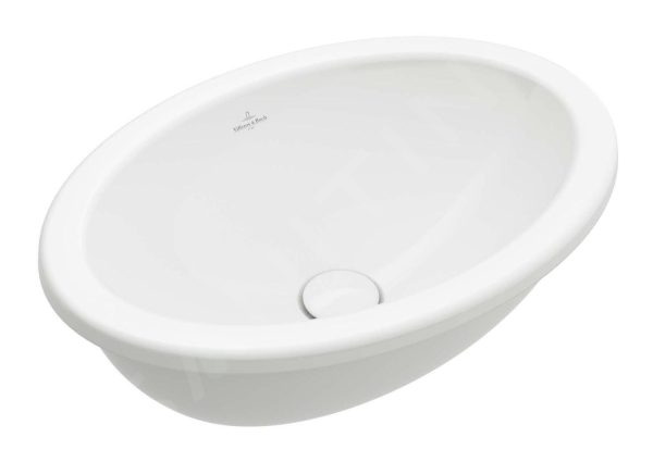 Villeroy & Boch Loop&Friends – Einbauwaschbecken, 570×410 Mm, Ohne Überlauf, CeramicPlus, Alpinweiß 4A6201R1 1