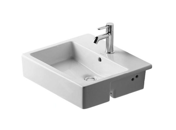 Duravit Vero – Einbauwaschbecken 550x470x170 Mm, 1 Hahnloch, Weiß 0314550000 1