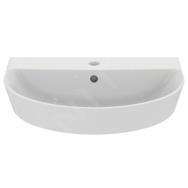Ideal Standard Connect Air – Waschtisch 600×460 Mm, Mit Überlauf, Hahnloch, Mit Ideal Plus, Weiß E0694MA 4